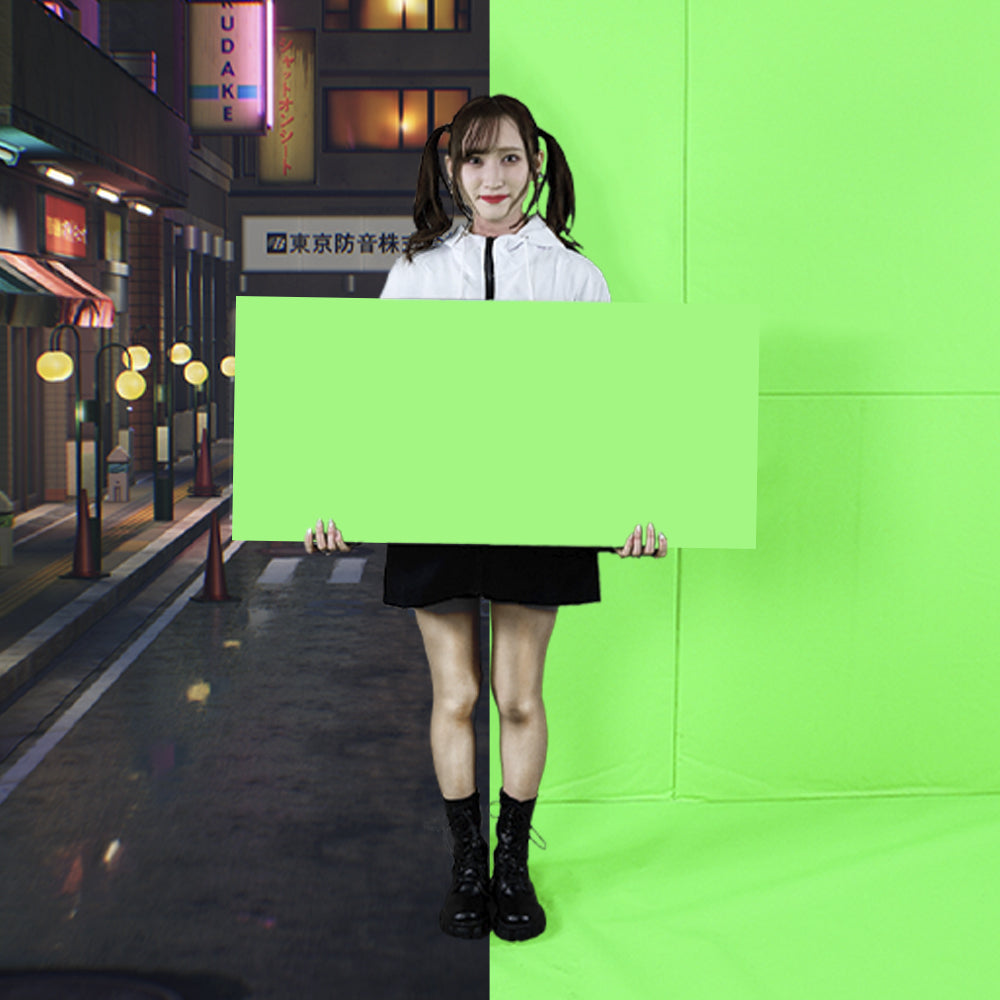 防音グリーンバックbreen 撮影用背景パネル 配信・録音・ゲーム実況