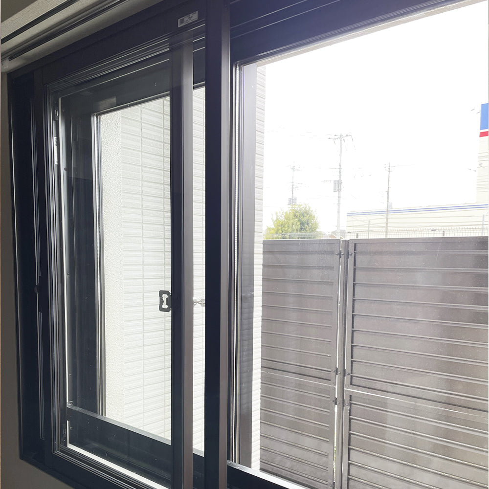 湖華】クロスガラス2枚/検)和装建具防犯間仕切りリノベーション