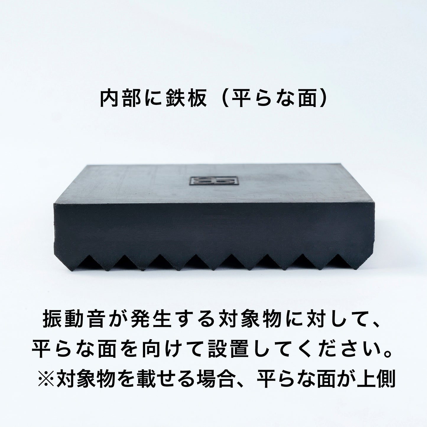 重量物用防振ゴムマット ヨコヅナ 高性能 鉄板入り TS-90S 1個入り 冷蔵庫 大型家電 防音
