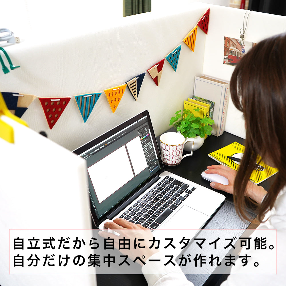 防音ブース ホワイトキューオンOkudake 卓上吸音パーテーション