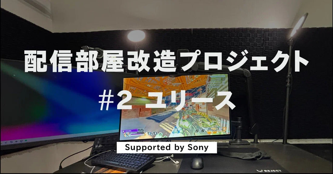大人気ストリーマーEuriece選手の部屋改造！ミニソネックスの導入