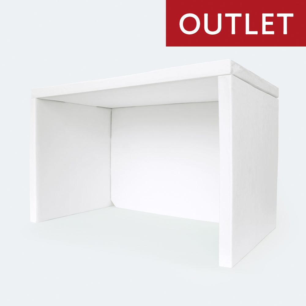 【アウトレット】防音ブース ホワイトキューオンOkudake　卓上吸音パーテーション