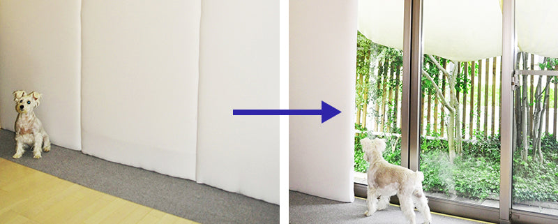 お部屋を傷つけることなく、賃貸住宅でも対応可能